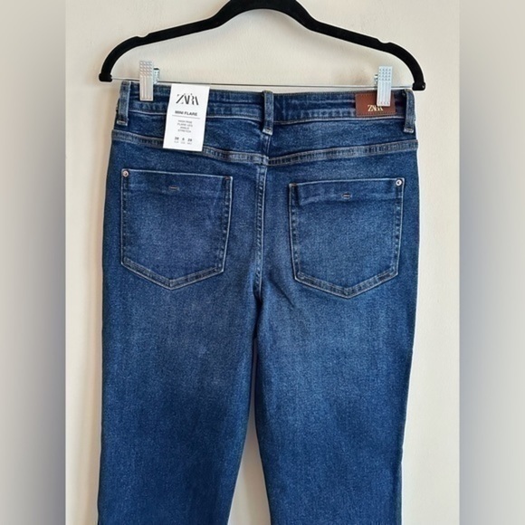 NWT Zara Z1975 High Rise Mini Flare Jeans - Picture 13 of 15